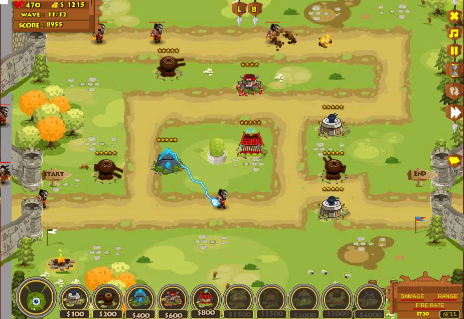 Game mini Bảo Vệ Thành Troy – Game phòng thủ mới và hay