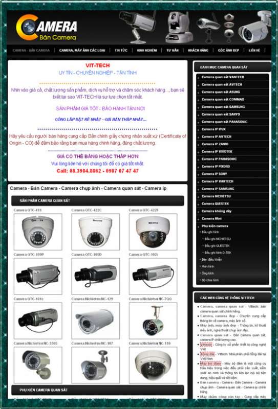 Camera – Camera chụp ảnh – Camera quan sát – Camera ip – Giới thiệu website hay