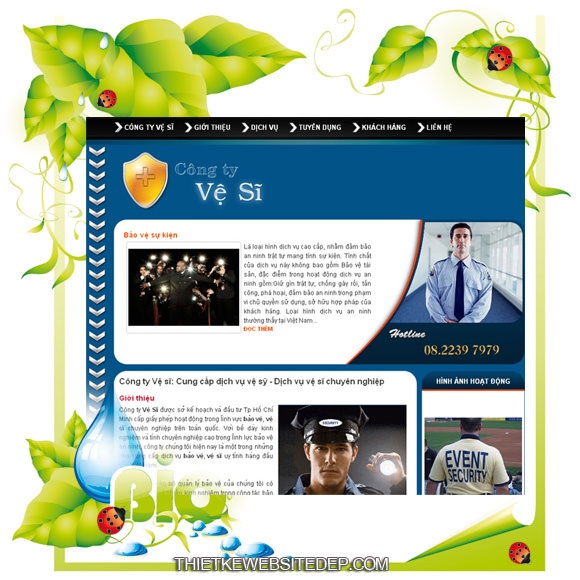 Công Ty Vệ Sĩ – Dịch Vụ Vệ Sĩ – Giới thiệu website hay