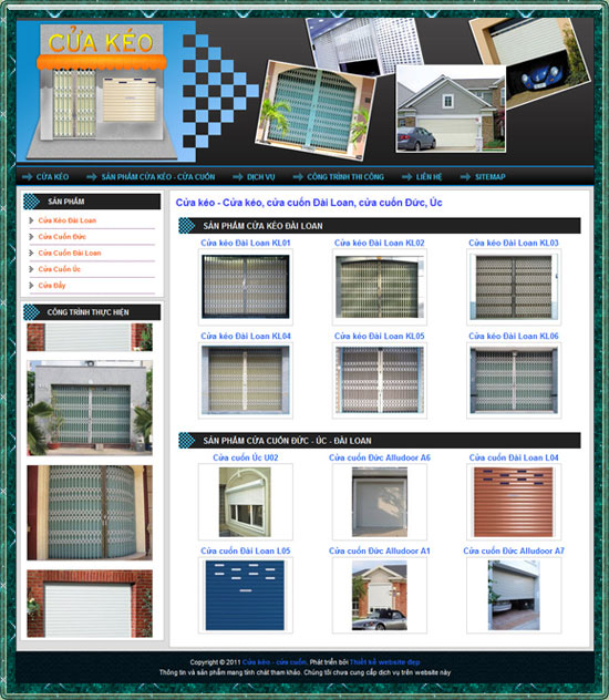 Cửa kéo – cua keo, cửa cuốn – cua cuon – Giới thiệu website hay