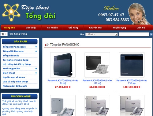 Support – Điện thoại tổng đài – Giới thiệu website hay