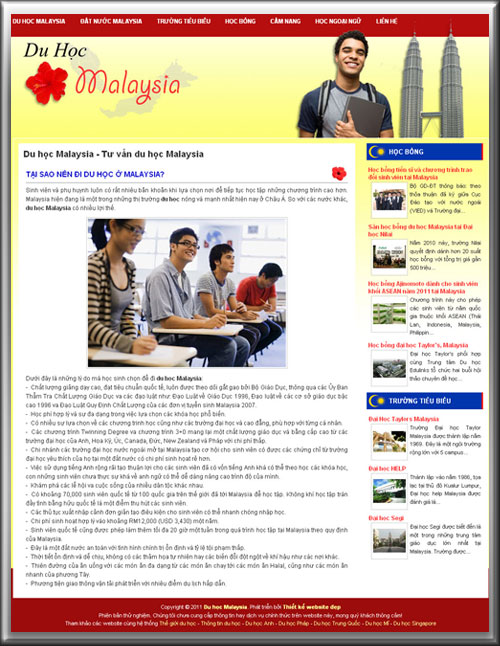 Du học Malaysia – Tư vấn du học Malaysia – Giới thiệu website hay