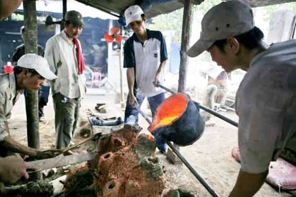 Tìm hiểu về làng nghề đúc đồng ở Long Điền