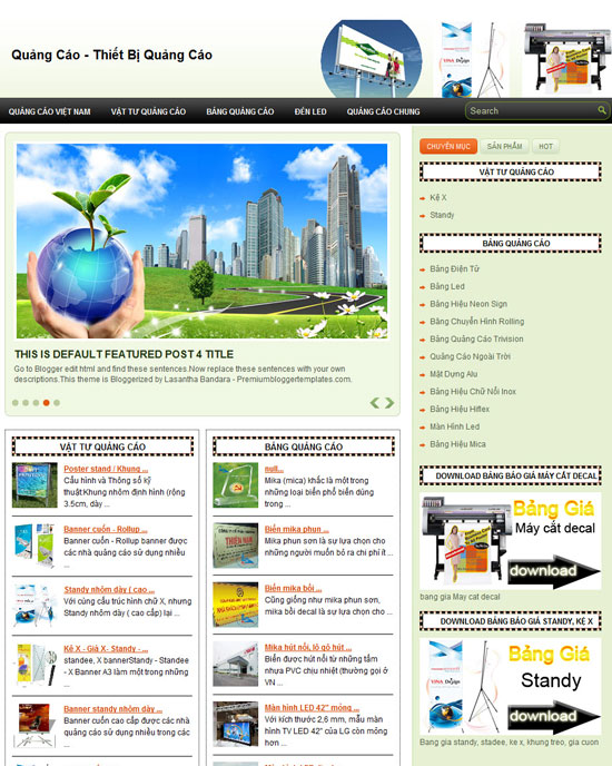 Quảng cáo – Thiết bị quảng cáo – Giới thiệu website hay