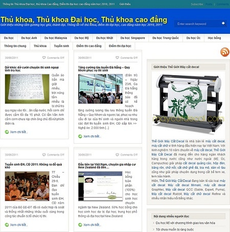 Thủ Khoa –  Thông tin về thủ khoa – Giới thiệu website hay