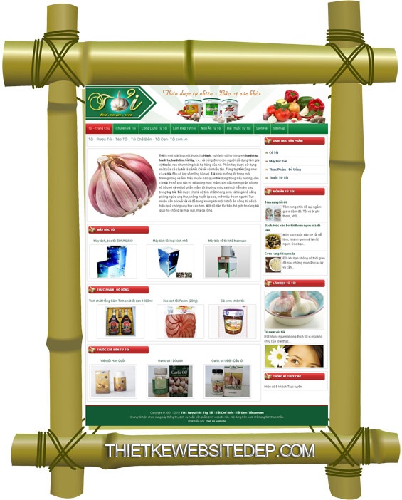 Tỏi – Những vấn đề về tỏi – Giới thiệu website hay