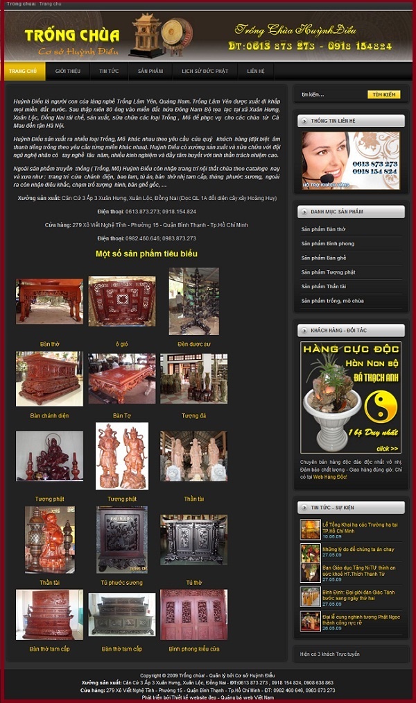 Trống chùa Huỳnh Điểu – Giới thiệu website hay