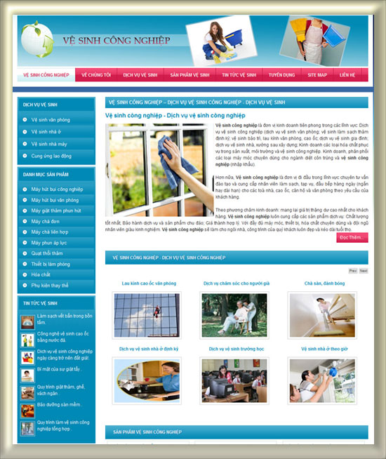 Vệ sinh – Vệ sinh công nghiệp – Giới thiệu website hay