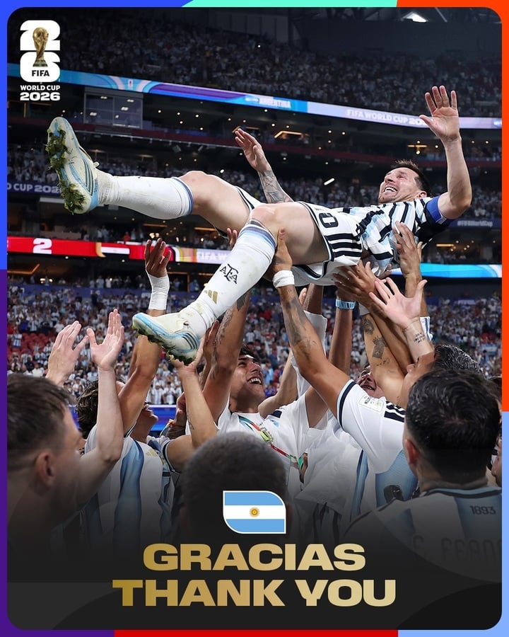 Chủ tịch FIFA ca ngợi Argentina sau World Cup 2026